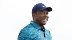 Tiger Woods Smiles On Return