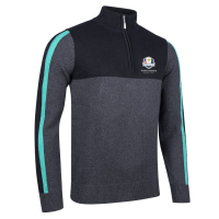Glenmuir Mens Zip Neck Golf Sweater | Available at Glenmuir