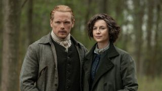 Jamie and Claire in Outlander