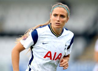 Tottenham defender Shelina Zadorsky is poised to make her 50th appearance for the club