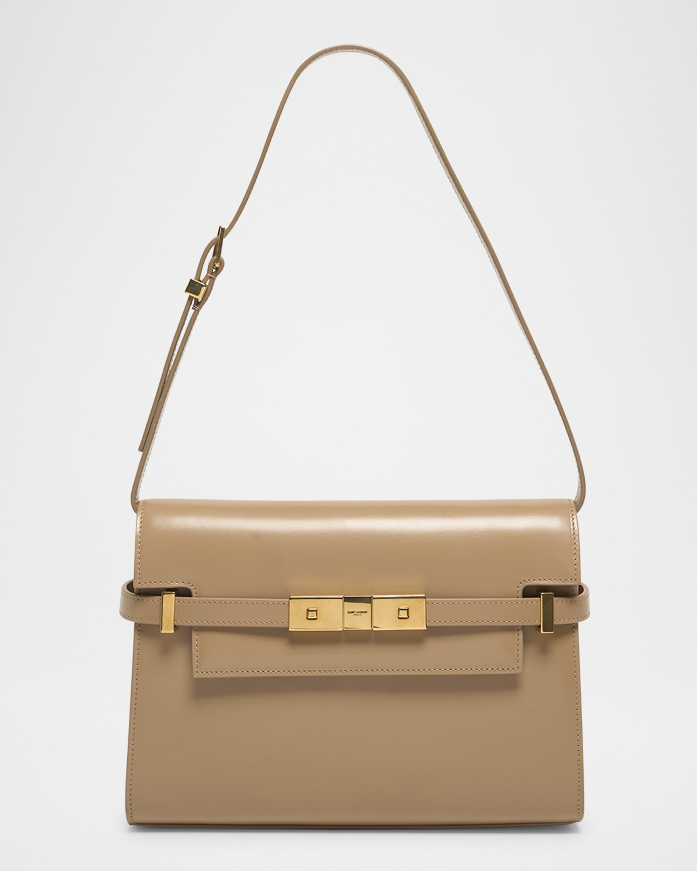 Manhattan Small Shoulder Bag in Smooth Leather