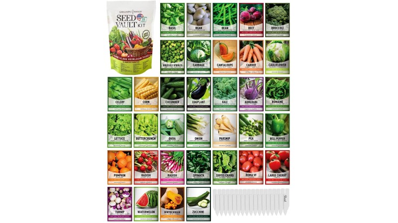 Gardeners Basics survival vegetable seed kit