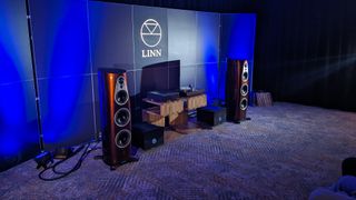 Linn 360 speakers and system at Bristol Hi-Fi show 