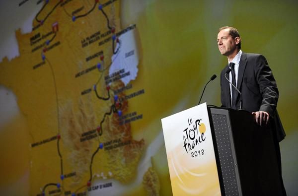 Tour director Christian Prudhomme presents the 2012 route.
