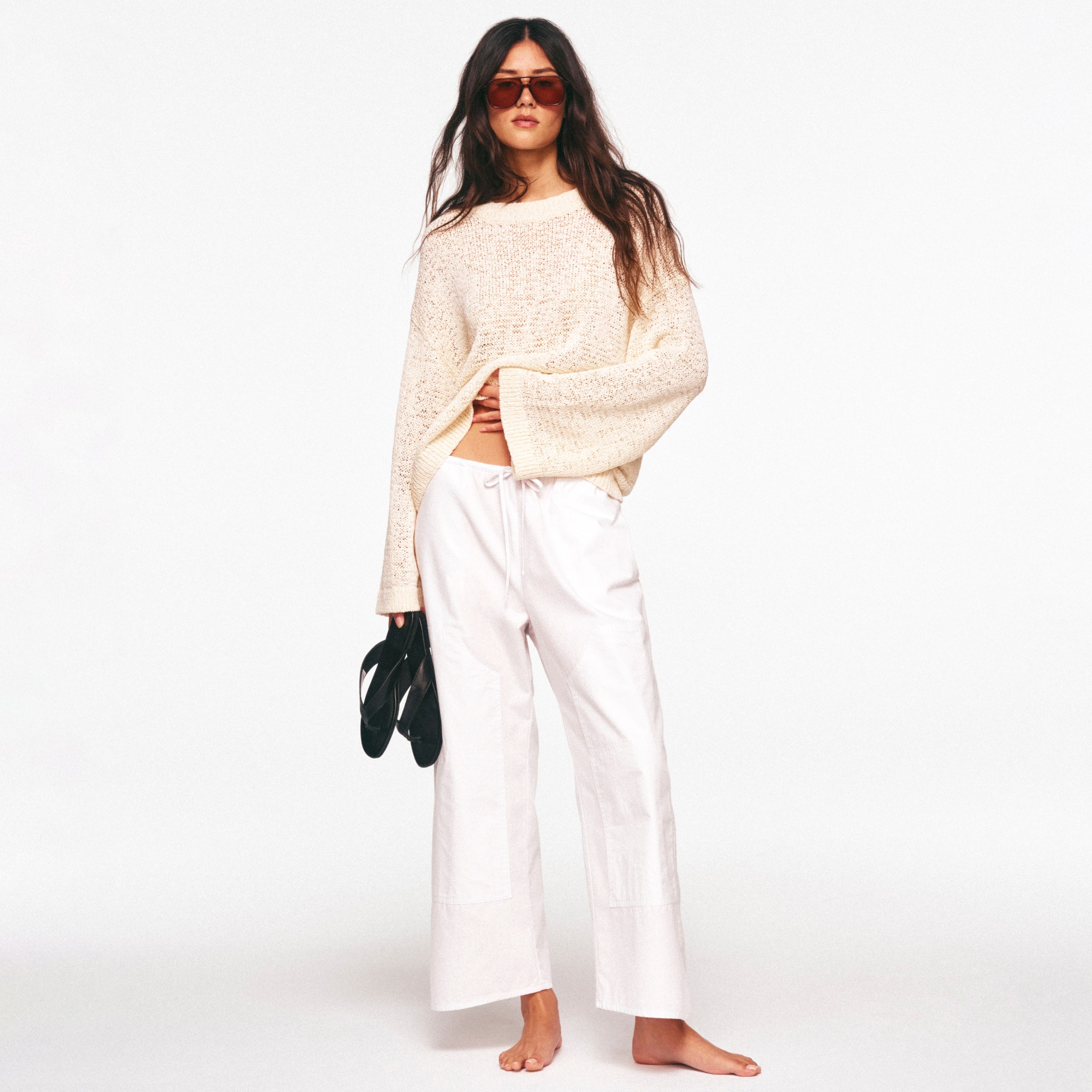 Luna Pant in Cotton Poplin