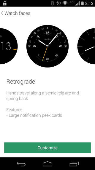 Moto connect watch faces 360