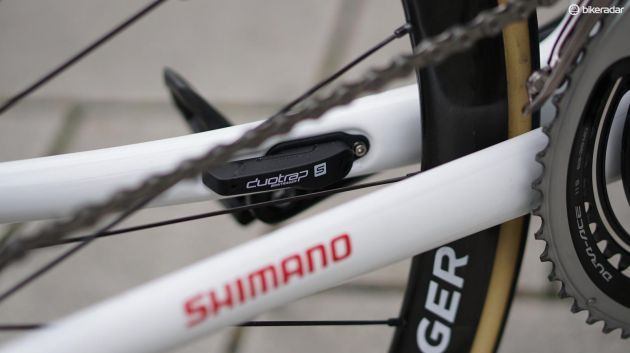 The DuoTrap cadence/speed sensor might seem outdated for riders who just use their Garmin for speed, but pros with SRMs need a wheel manget for speed data