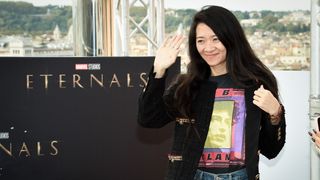 Chloe Zhao at premiere of Eternals