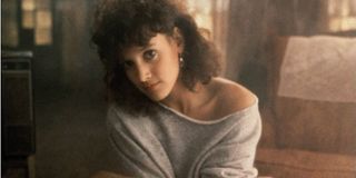 Jennifer Beals Flashdance Sweater Pose