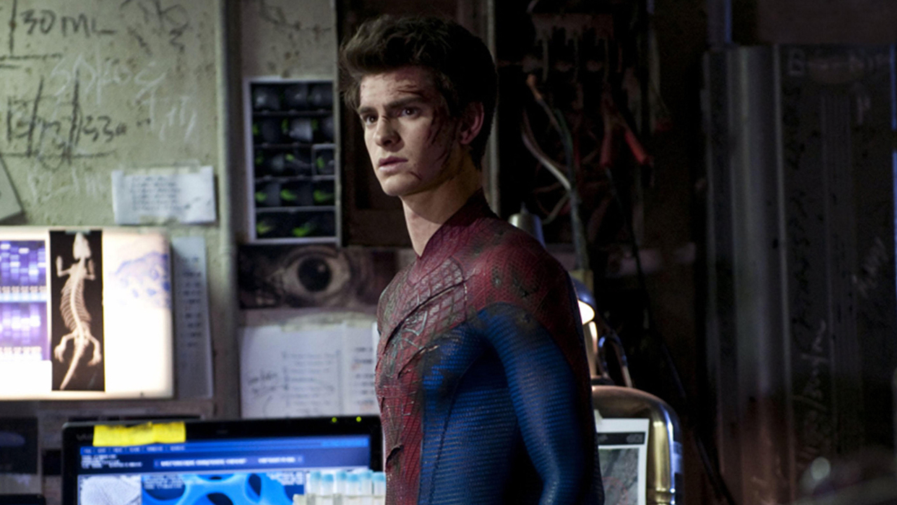 Andrew Garfield as Spider-Man in The Amazing Spider-Man