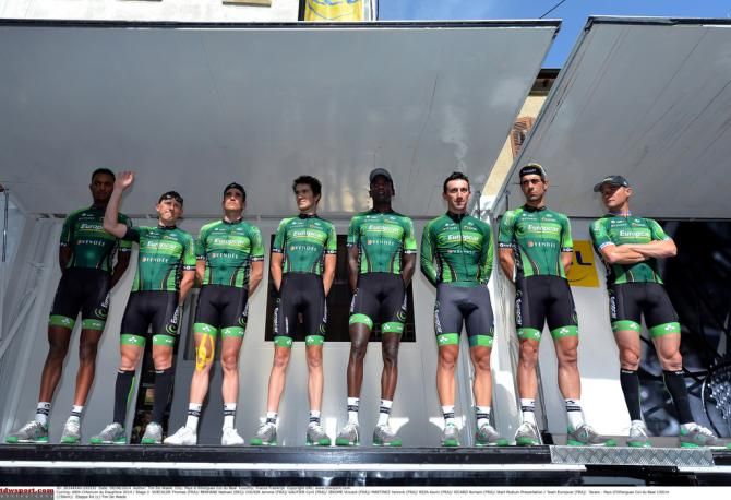 Europcar presented at the start of stage 3