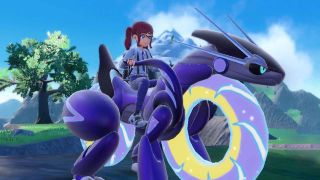 Pokemon Scarlet and Violet rider on Miraidon