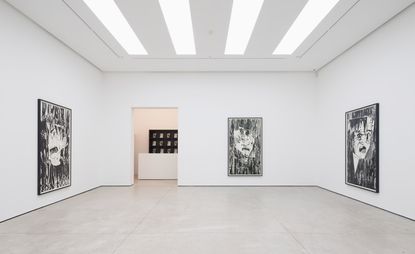 Installation view of ‘Scream’ by Christian Marclay at White Cube Hong Kong.