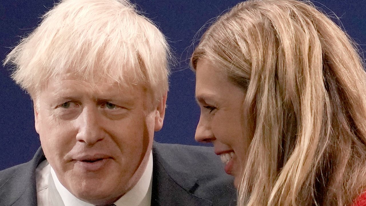 Boris and Carrie Johnson