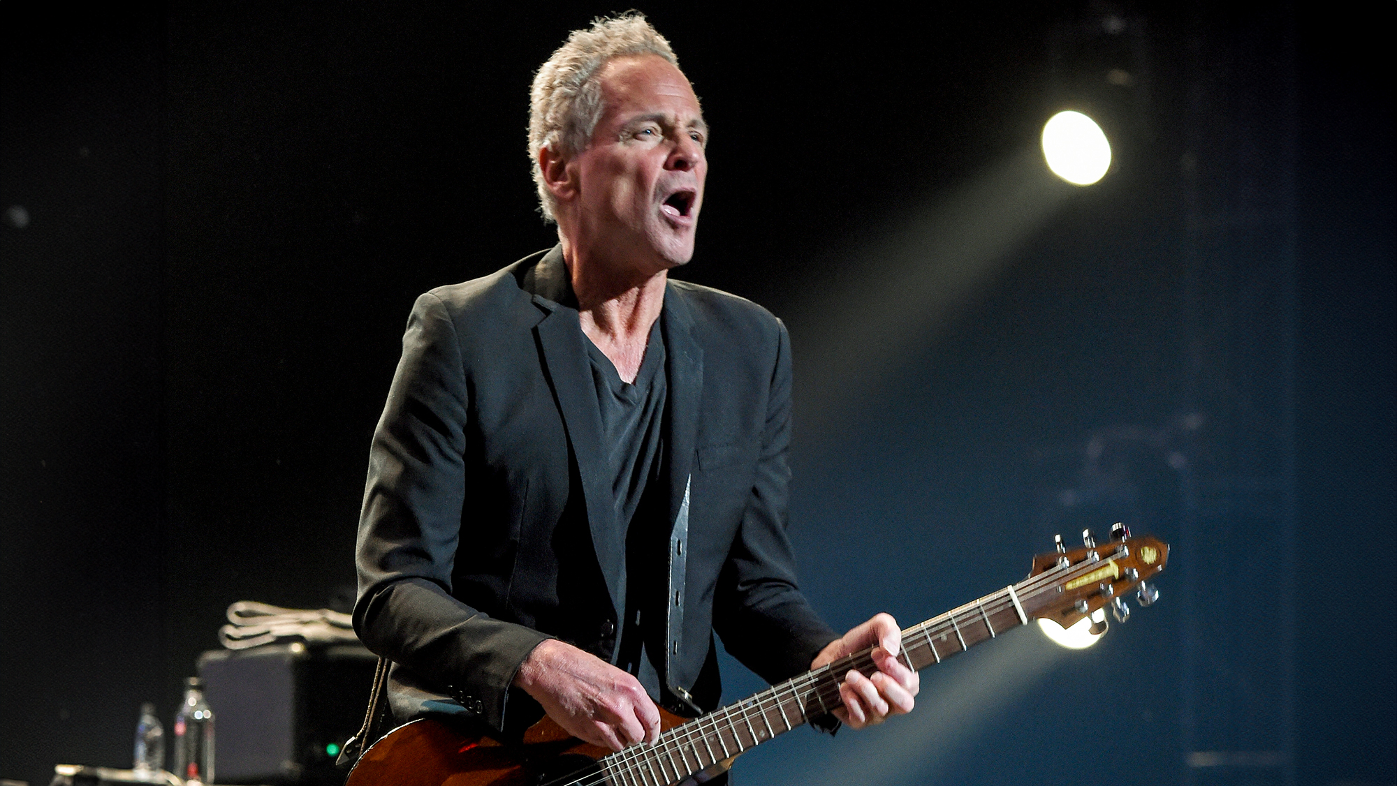 Honoree Lindsey Buckingham of Fleetwood Mac performs onstage during  MusiCares Person of the Year honoring Fleetwood Mac at Radio City Music Hall on January 26, 2018 in New York City.  