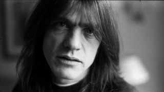 A portrait of malcolm young