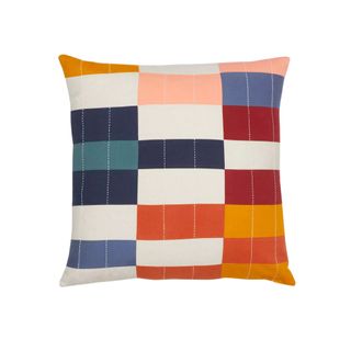 Anchal Multi Check Throw Pillow