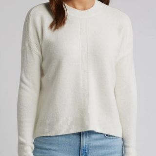 White jumper from Nordstrom