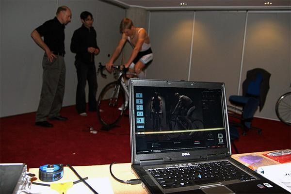 He was previously sitting crooked on the bike, had a very rounded lower back and complained of groin pain.