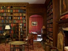 Fig 6: The library in the 1420s range. West Horsley Place in Surrey, property of the West Horsley Place Trust. Phto by Paul Highnam for Country Life. ©Country Life