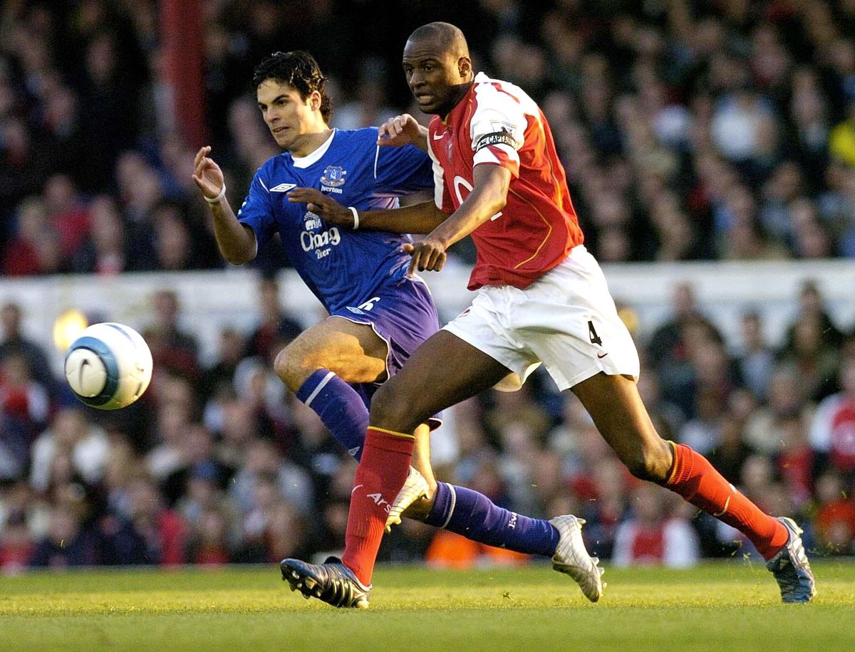 Mikel Arteta and Patrick Vieira