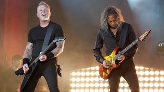Metallica's James Hetfield and Kirk Hammett