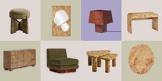 Burl Wood Furniture Collection