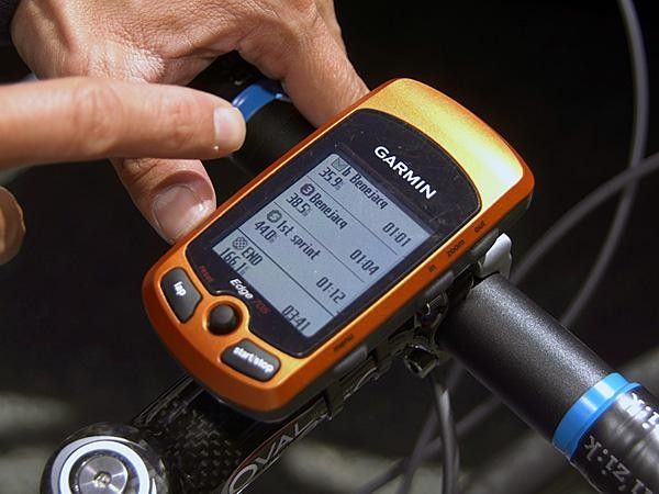 Every Garmin-Chipotle rider was fitted with a new Edge 705