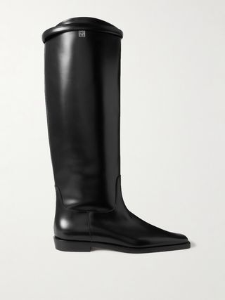 + Net Sustain the Riding Leather Knee Boots