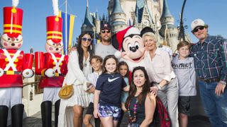 Matthew McConaughey with his family at Disney Land