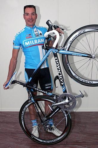 Erik Zabel with his 2007 Colnago machine