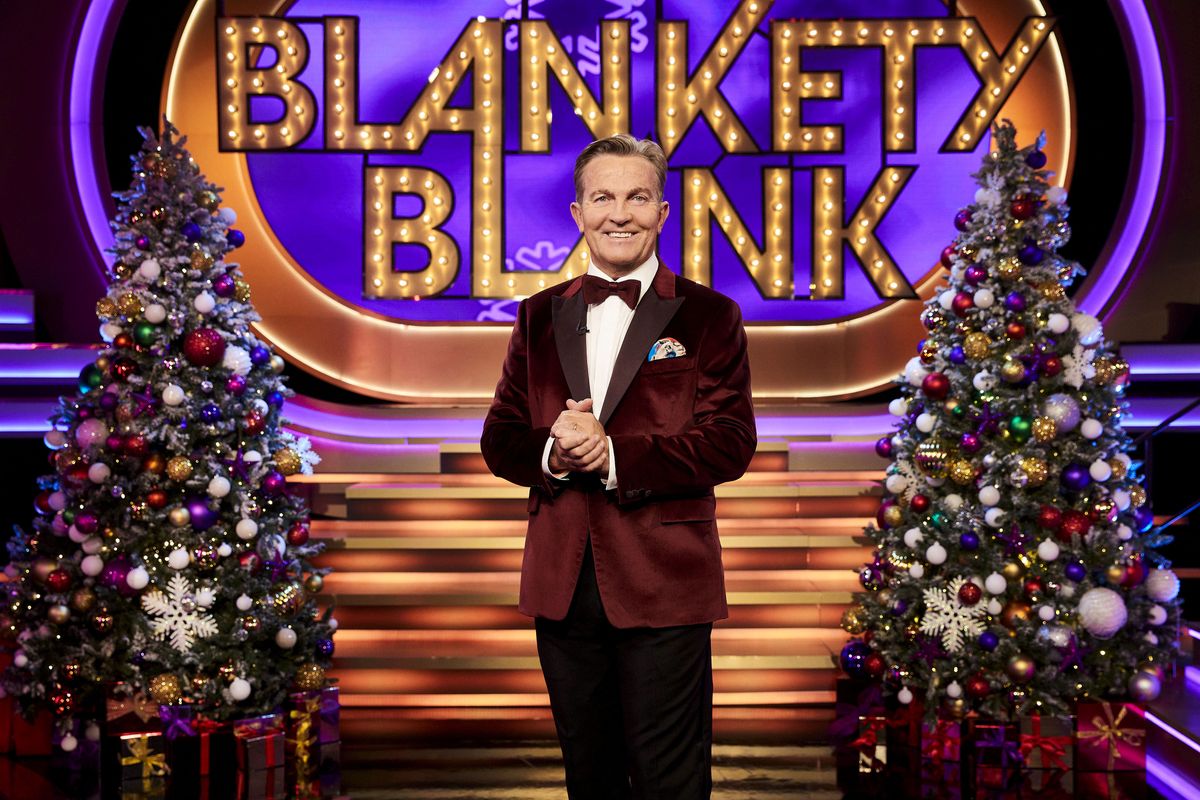 &#039;Blankety Blank&#039; Christmas special 2021 is again hosted by Bradley Walsh who has some fabulous guests this year.