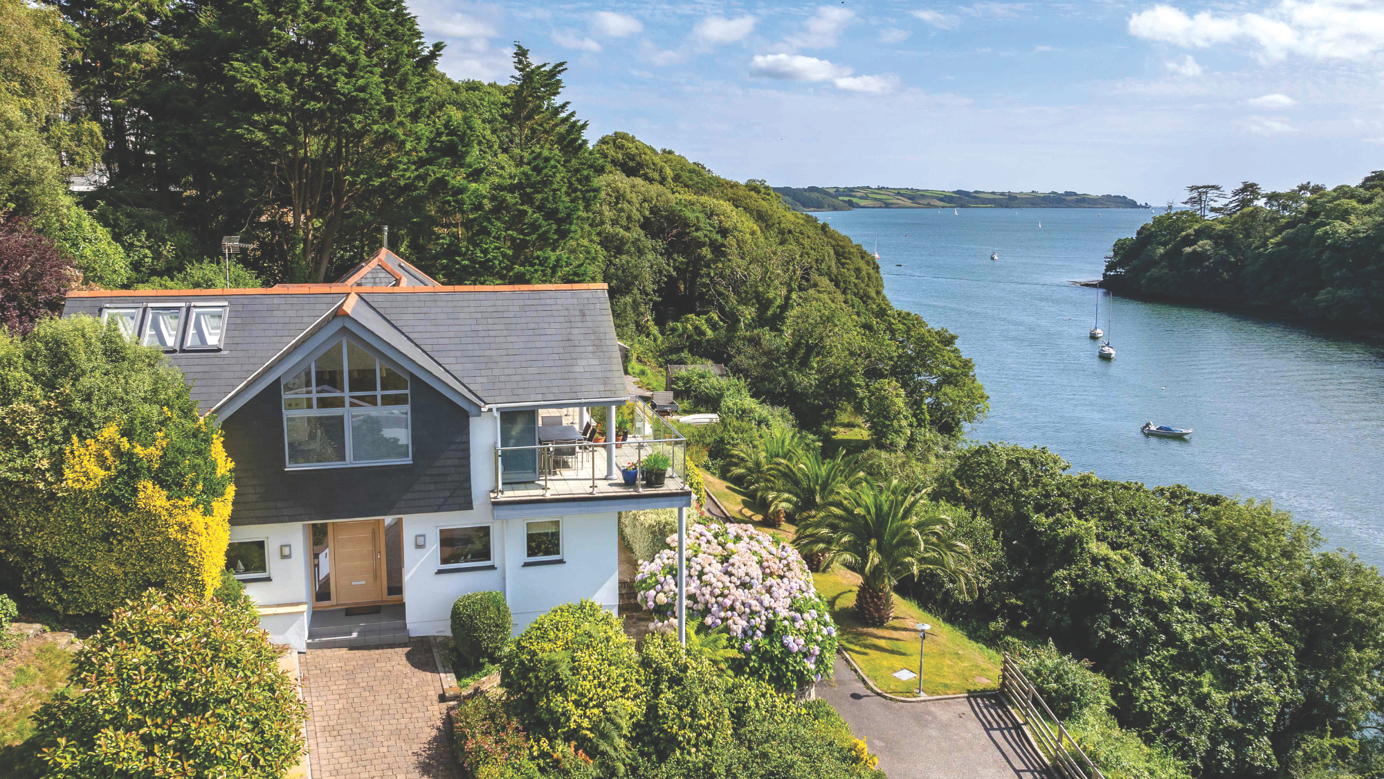 Contemporary house in Pentui, Cornwall.