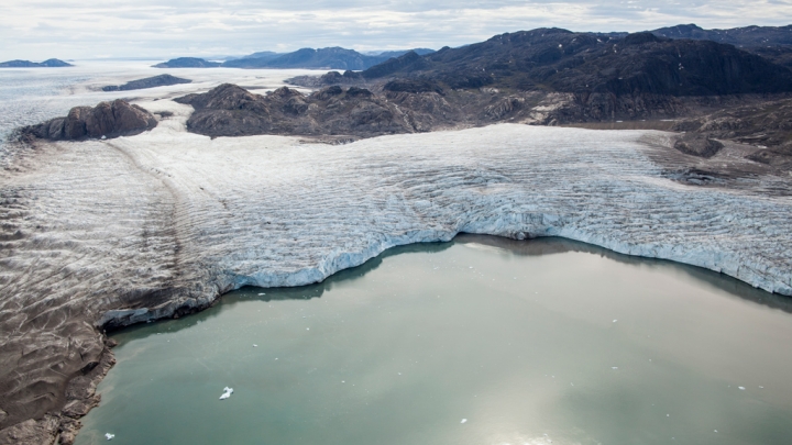 Upernavik Glacier in Northwest Greenland.