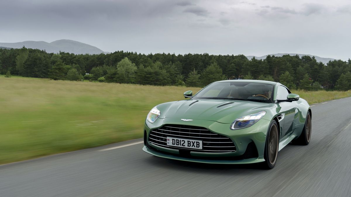 Aston Martin DB12 first drive the double agent T3