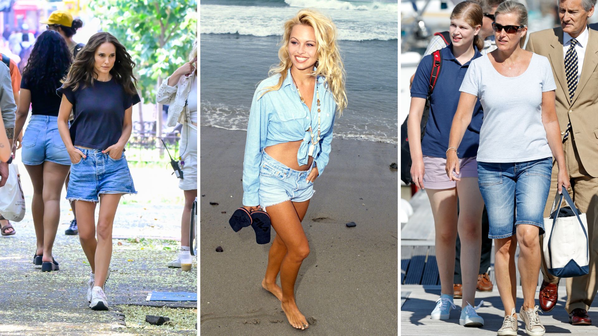 L-R: Natalie Portman, Pamela Anderson, Duchess Sophie