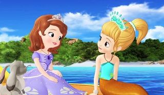Sofia The First Sofia and Oona On The Shore