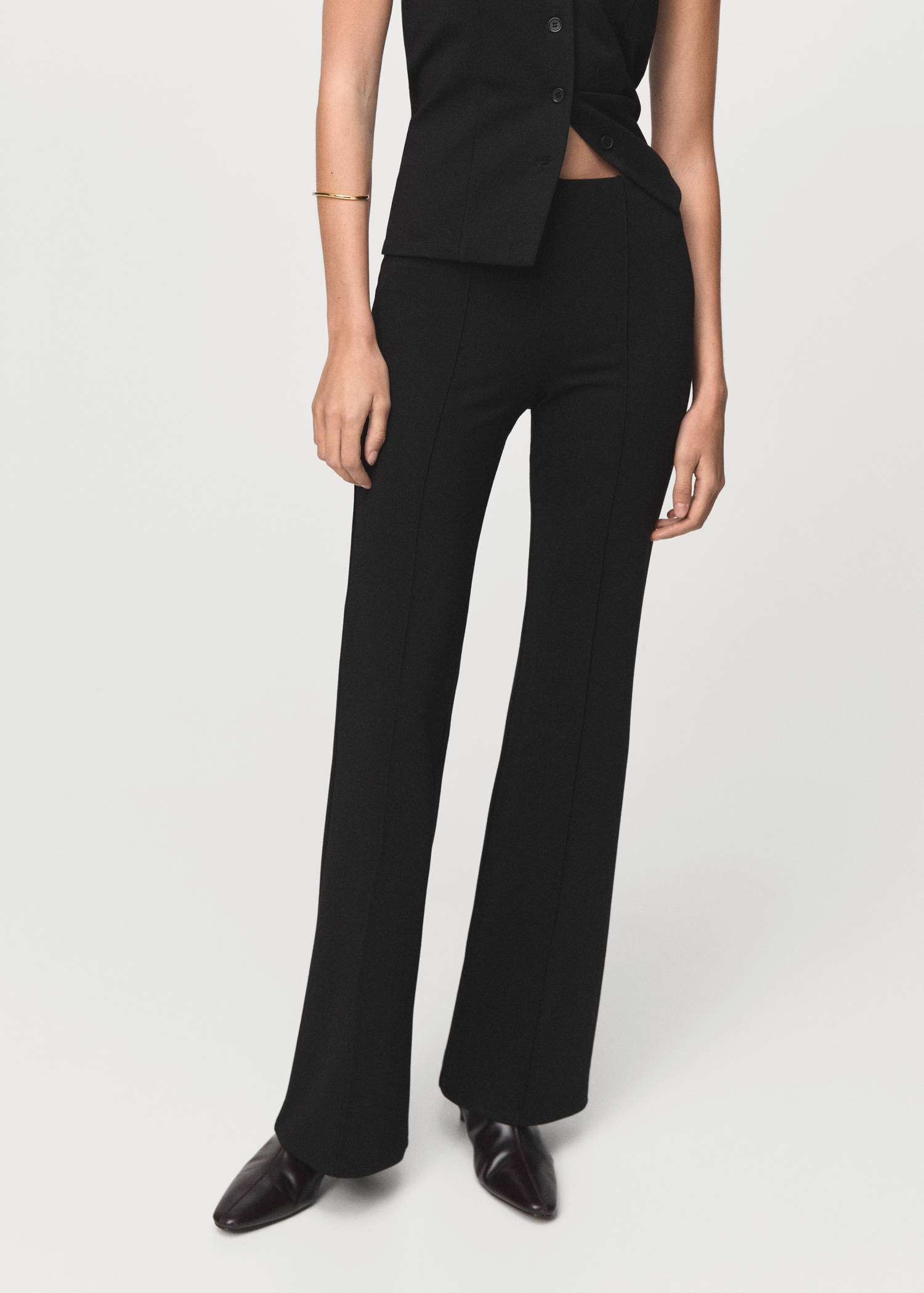 Leggings With Seam Detail - Women | Mango United Kingdom