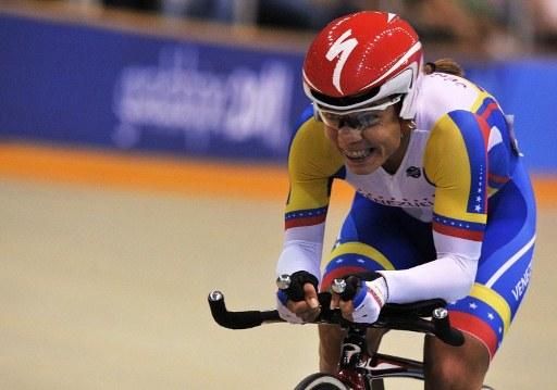 Angie Sabrina Gonzalez (Venezuela) finished second in the omnium 500m time trial to seal her overall victory.
