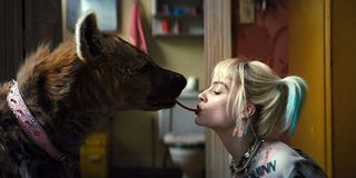 Harley with her hyena in Birds of Prey
