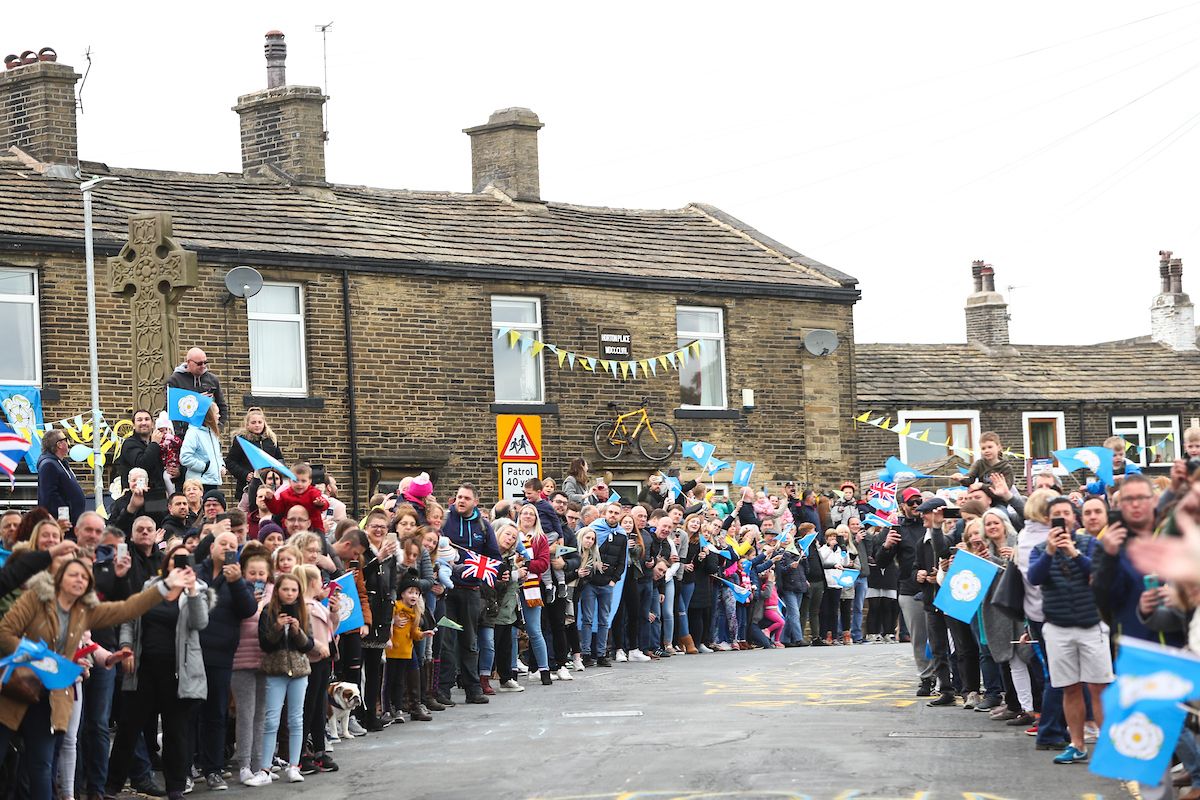 Fans were out in force across Yorkshire