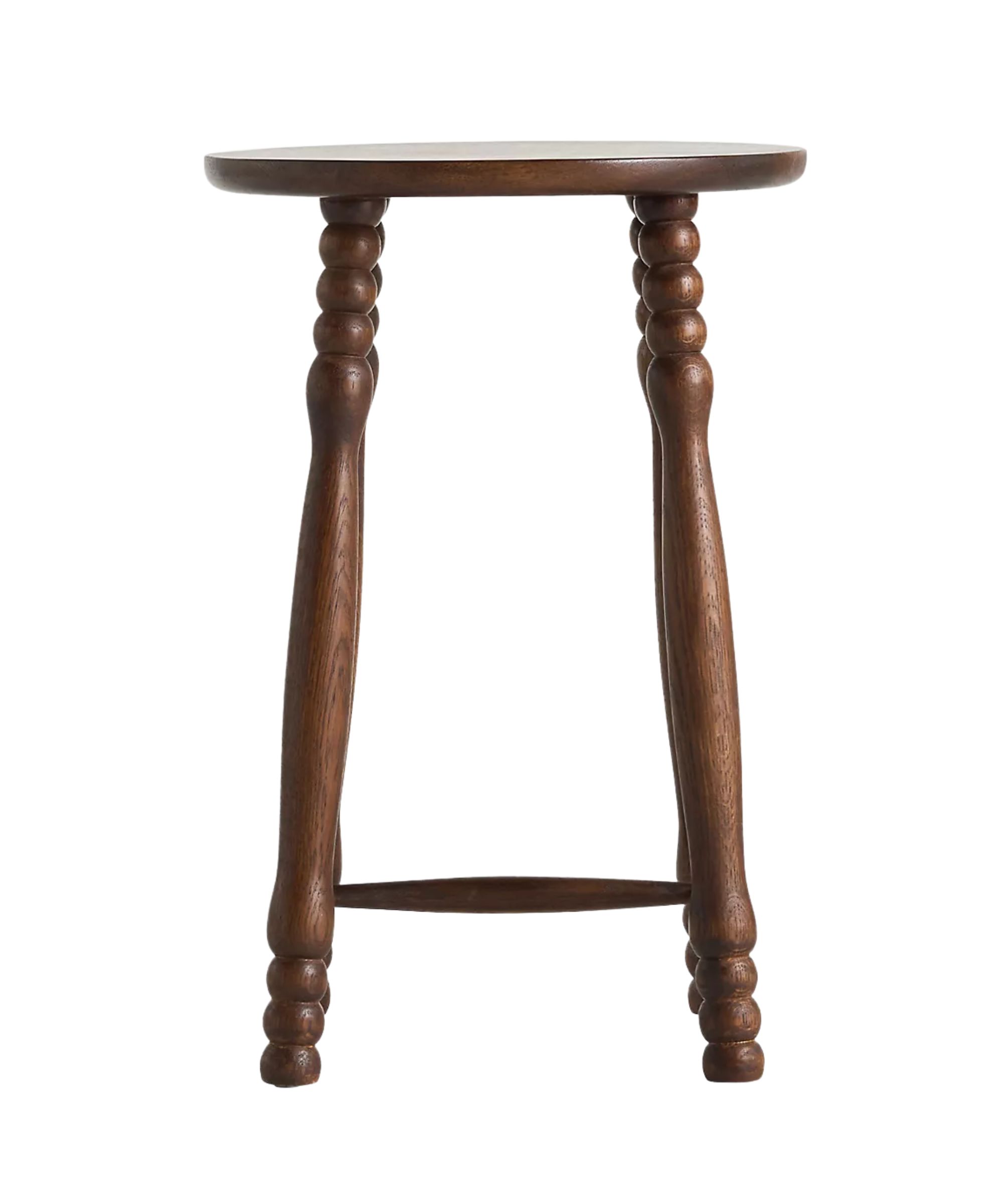 Pierre Turned Wood Stool
