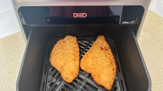 Dreo ChefMaker Combi Fryer's air fry setting worked great for frozen fish fillets