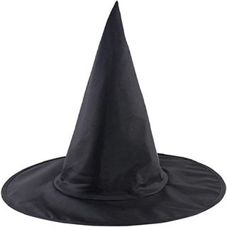 Lkqbbsz 2 Pcs Black Witch Hat Wizard Hats Halloween Costume Party Decoration Accessories Easter Hats