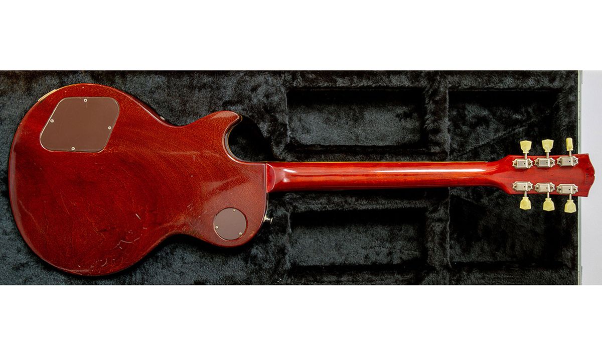 The Hunter Burst Gibson Les Paul back