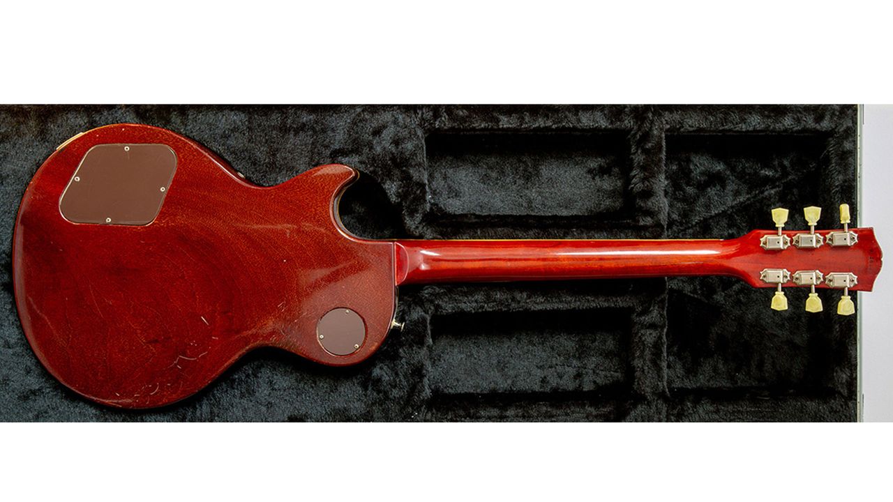 The Hunter Burst Gibson Les Paul back