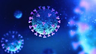 3D image of the coronavirus