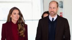 Prince William and Catherine, Princess of Wales pay a visit to Charing Cross Hospital in west London on January 8, 2026