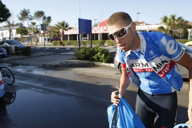 Ryder Hesjedal (Garmin-Sharp) rode Dubai before heading to camp