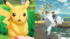 Pikachu in Pokémon: Let's Go and Wyrdeer in Pokémon Legends